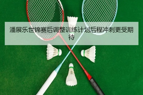 潘展乐世锦赛后调整训练计划后程冲刺更受期待